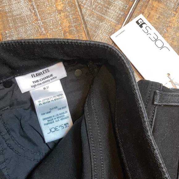 Joe’s NWT Flawless Charlie Metallic stripe jeans - Picture 5 of 6